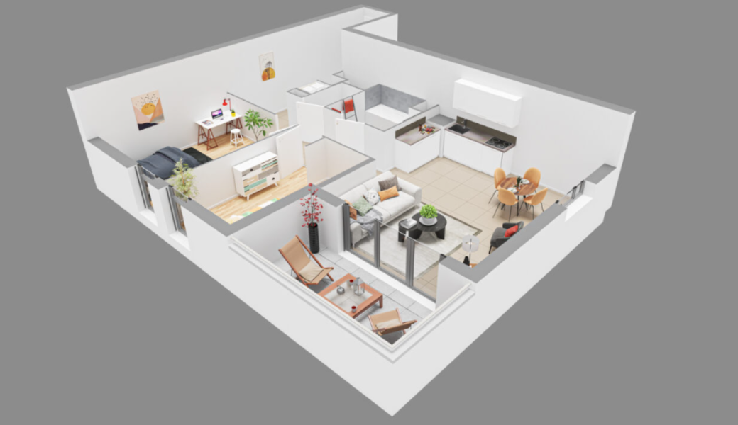 Sale Apartment Thonon-les-Bains 74200 64.86&nbsp;m²
