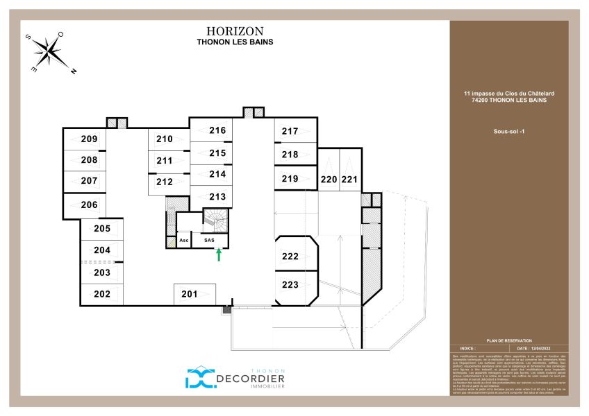 Sale Apartment Thonon-les-Bains 74200 64.86&nbsp;m²