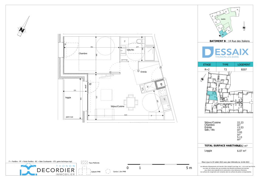 Sale Apartment Thonon-les-Bains 74200 44.81&nbsp;m²