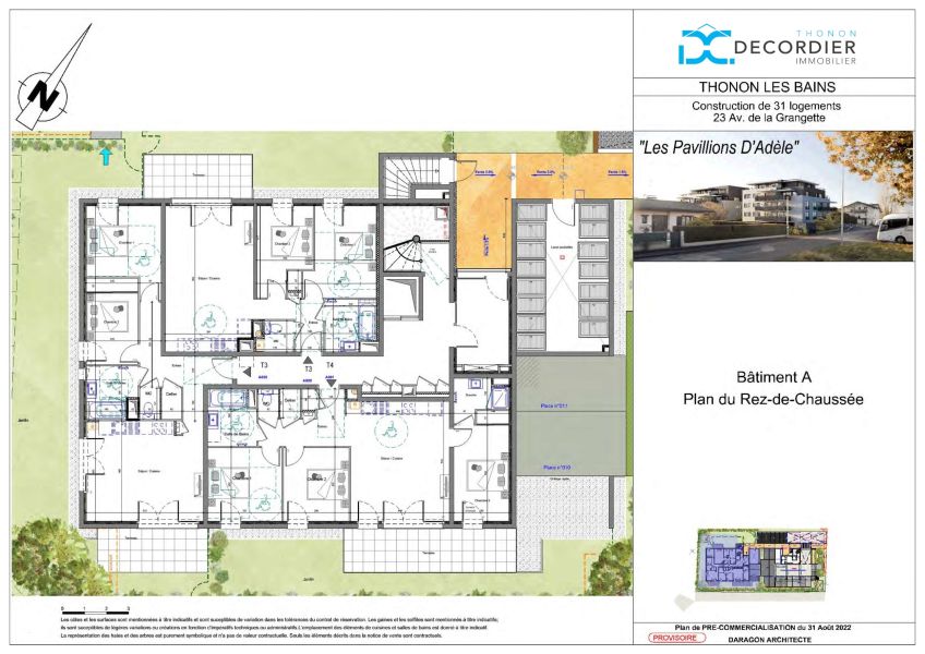 appartement 3 pièces en vente sur THONON LES BAINS (74200) Vente Appartement Thonon-les-Bains 74200 63.4 m²