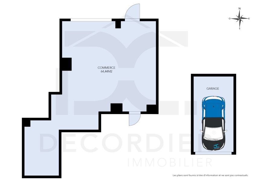 Vente Commerce Évian-les-Bains 74500 64.44 m²