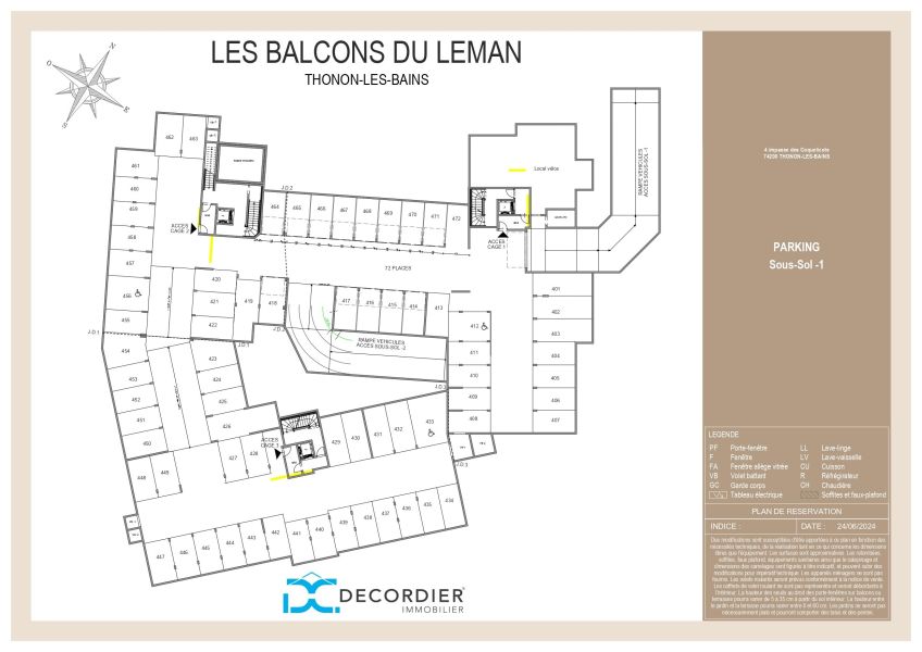 appartement 3 pièces en vente sur THONON LES BAINS (74200) Vente Appartement Thonon-les-Bains 74200 65.32 m²