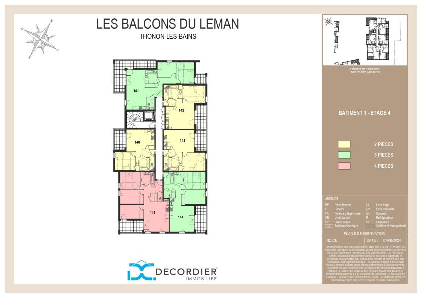Sale Apartment Thonon-les-Bains 74200 61.36&nbsp;m²