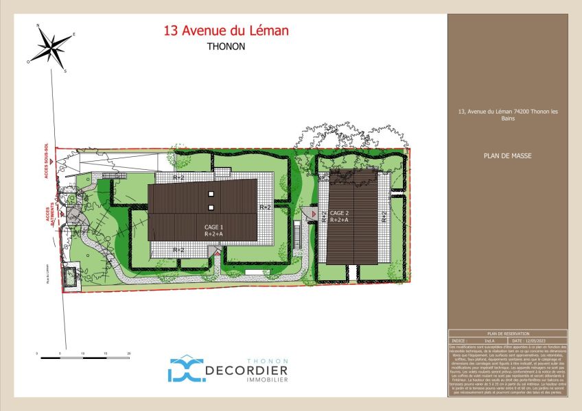 appartement 3 pièces en vente sur THONON LES BAINS (74200) Vente Appartement Thonon-les-Bains 74200 72.05 m²