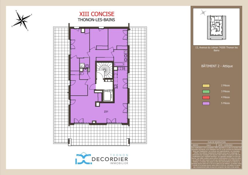 Vente Appartement Thonon-les-Bains 74200 128.91&nbsp;m²
