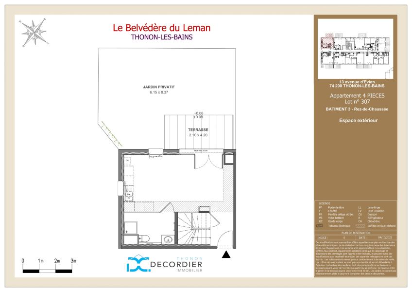 Vente Appartement Thonon-les-Bains 74200 77.67 m²