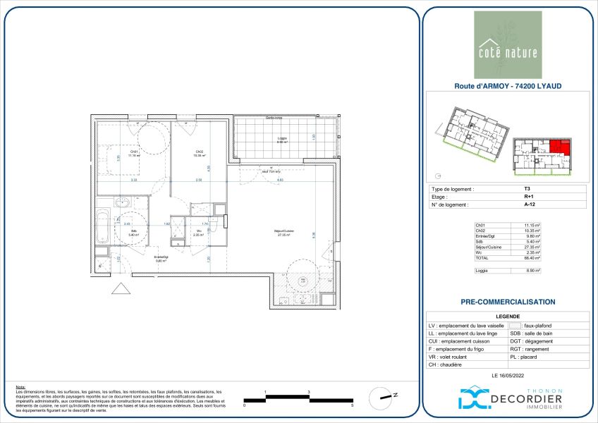 Sale Apartment Lyaud 74200 66.7 m²