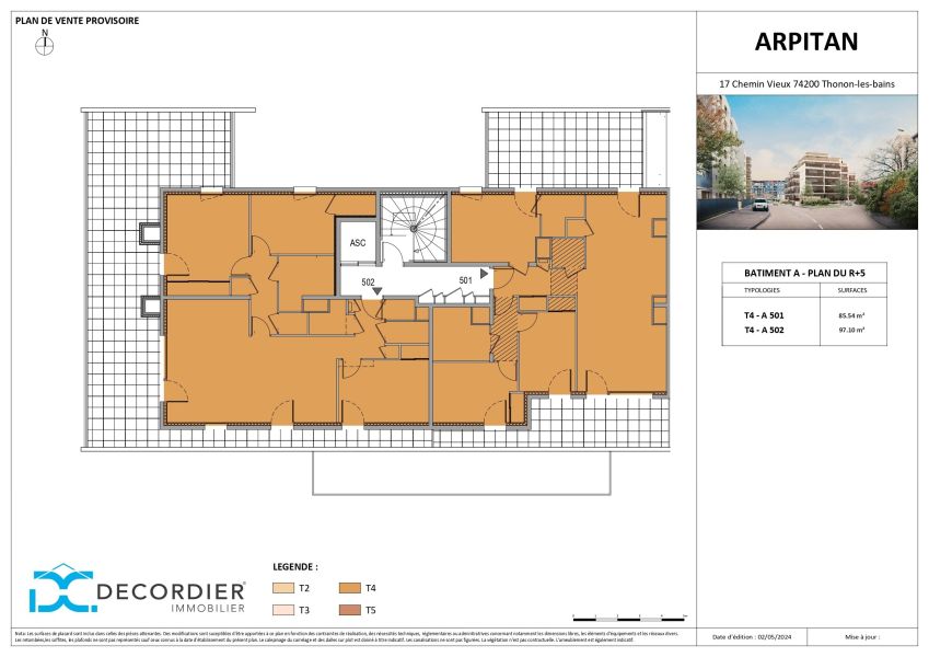 Sale Apartment Thonon-les-Bains 74200 97.1&nbsp;m²