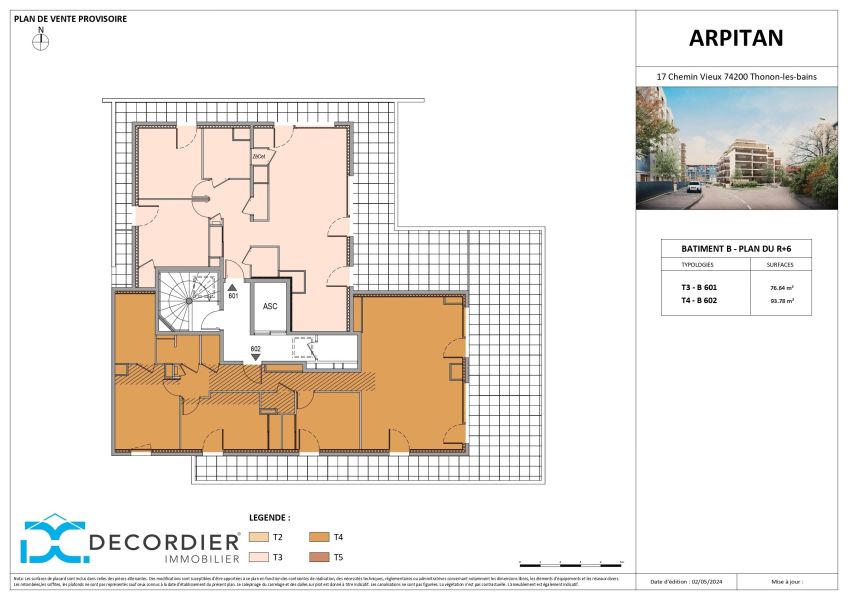 Sale Apartment Thonon-les-Bains 74200 93.78&nbsp;m²