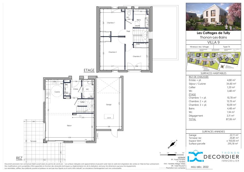 Sale House Thonon-les-Bains 74200 87.06&nbsp;m²
