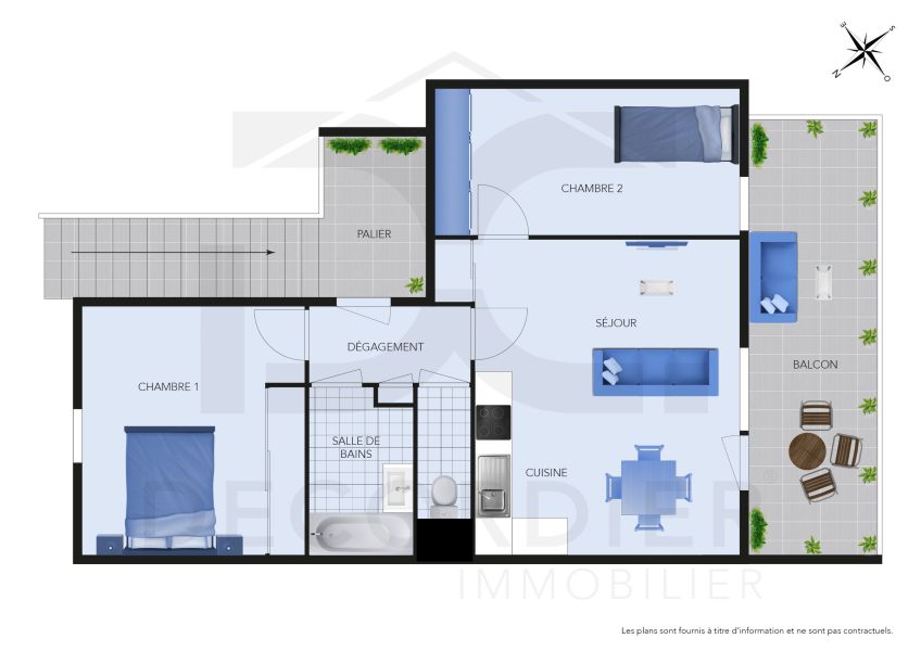 Vente Appartement Thonon-les-Bains 74200 60.04&nbsp;m²