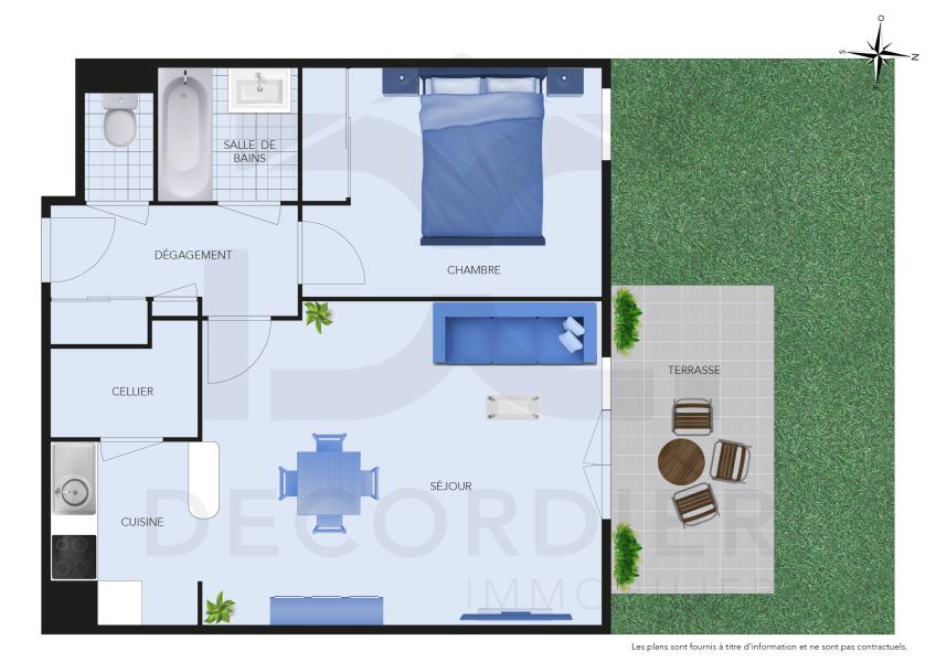 Sale Apartment Thonon-les-Bains 74200 47.89 m²