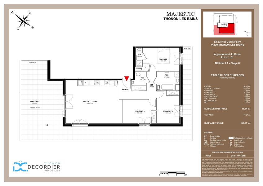 Sale Apartment Thonon-les-Bains 74200 86.54 m²