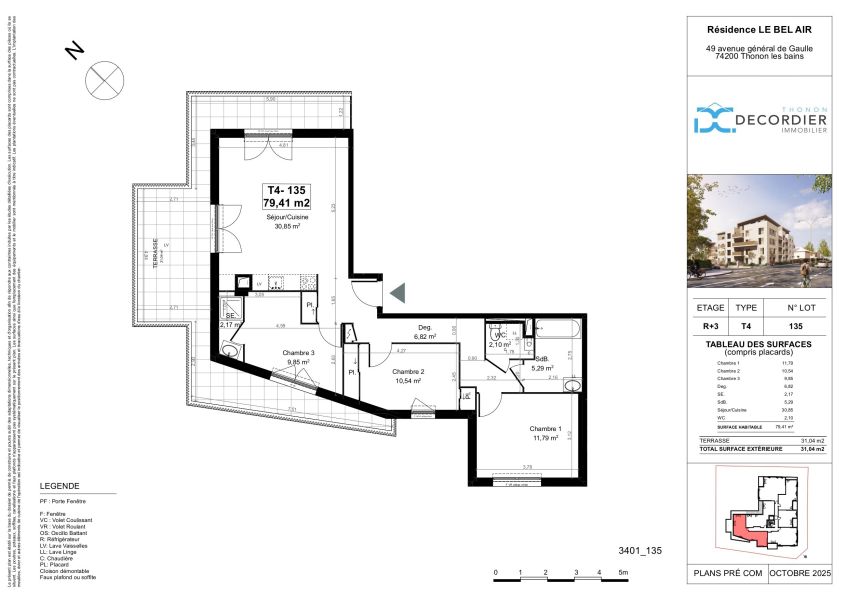 Vente Appartement Thonon-les-Bains 74200 79.41 m²