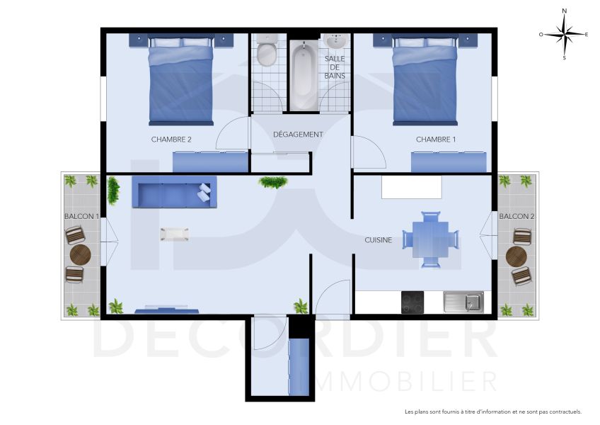 Sale Apartment Évian-les-Bains 74500 62 m²