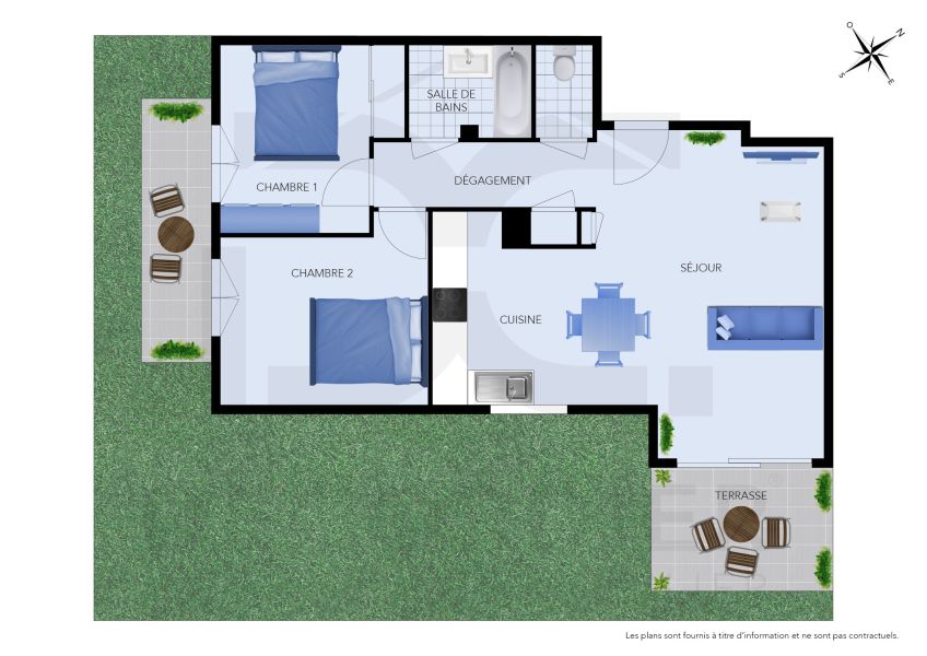 Sale Apartment Thonon-les-Bains 74200 63.92 m²