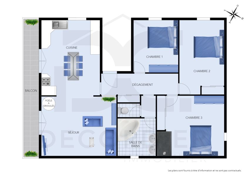 Vente Appartement Thonon-les-Bains 74200 91.35 m²