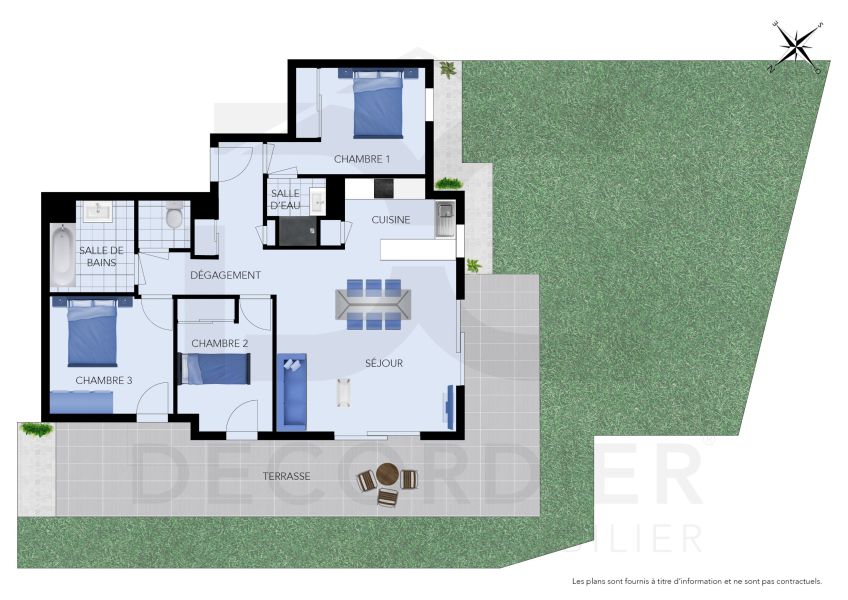 Vente Appartement Marin 74200 80.71&nbsp;m²