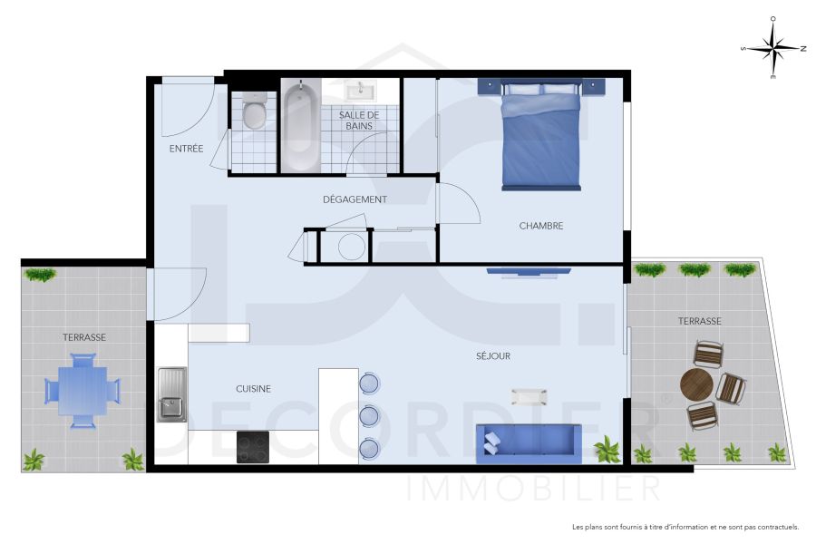 Vente Appartement Évian-les-Bains 74500 52.79&nbsp;m²