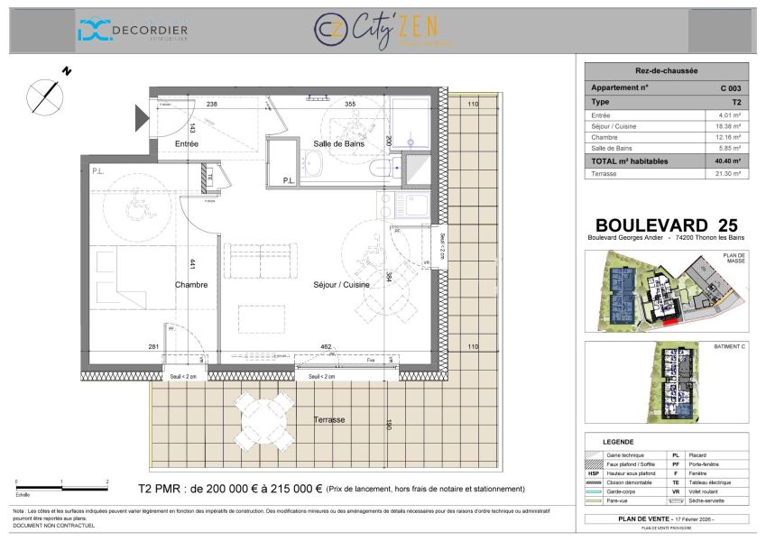 Sale Apartment Thonon-les-Bains 74200 40.4&nbsp;m²