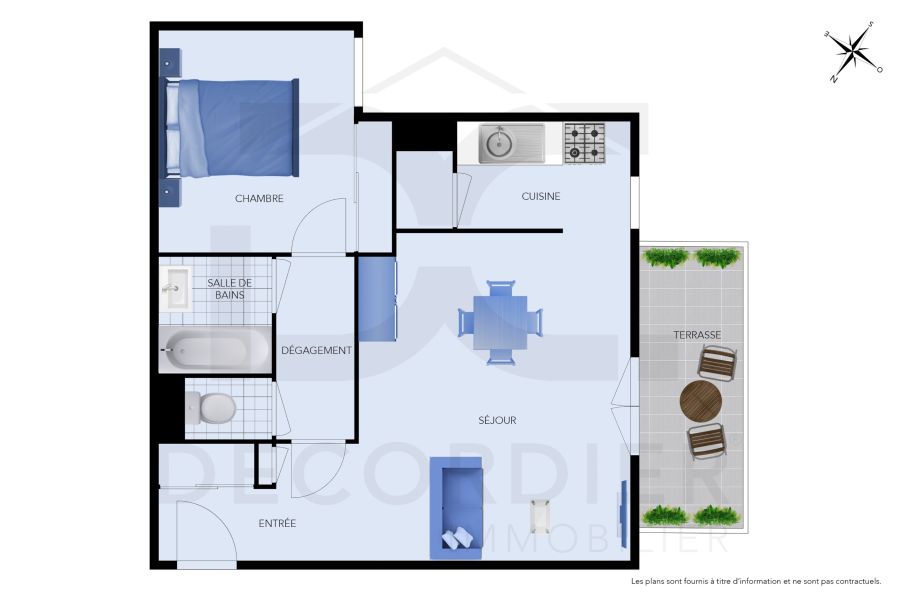 Vente Appartement Thonon-les-Bains 74200 45.64&nbsp;m²
