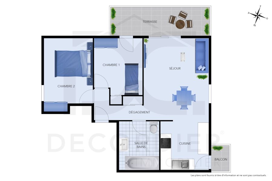 Vente Appartement Thonon-les-Bains 74200 63.29&nbsp;m²