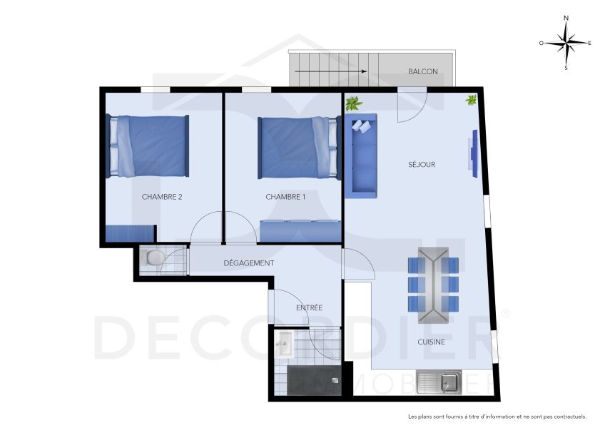 Sale Apartment Publier 74500 53.98&nbsp;m²