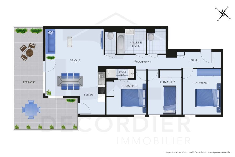 Vente Appartement Thonon-les-Bains 74200 83.86&nbsp;m²