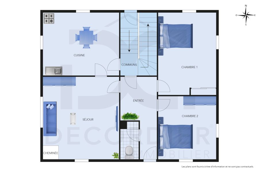 Vente Appartement Thonon-les-Bains 74200 56.68&nbsp;m²