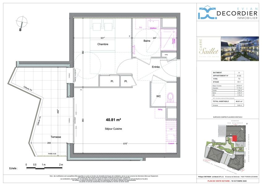 Sale Apartment Évian-les-Bains 74500 40.87&nbsp;m²
