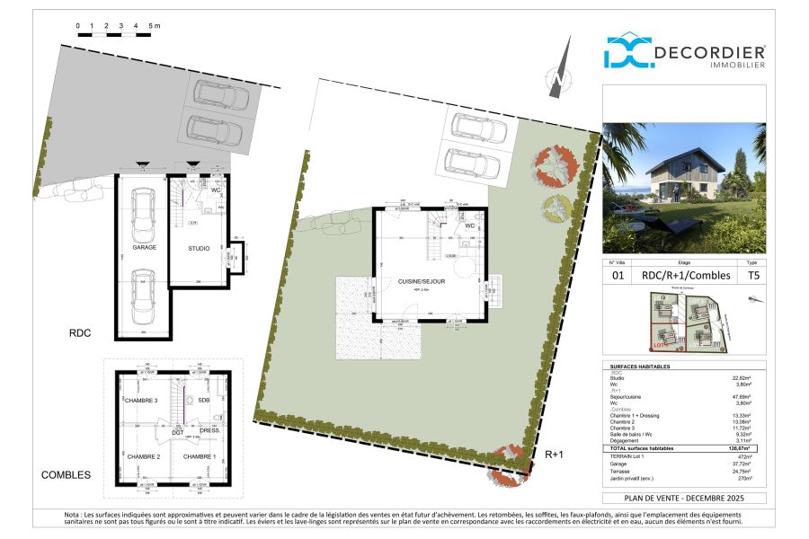 Sale House Maxilly-sur-Léman 74500 128.67&nbsp;m²
