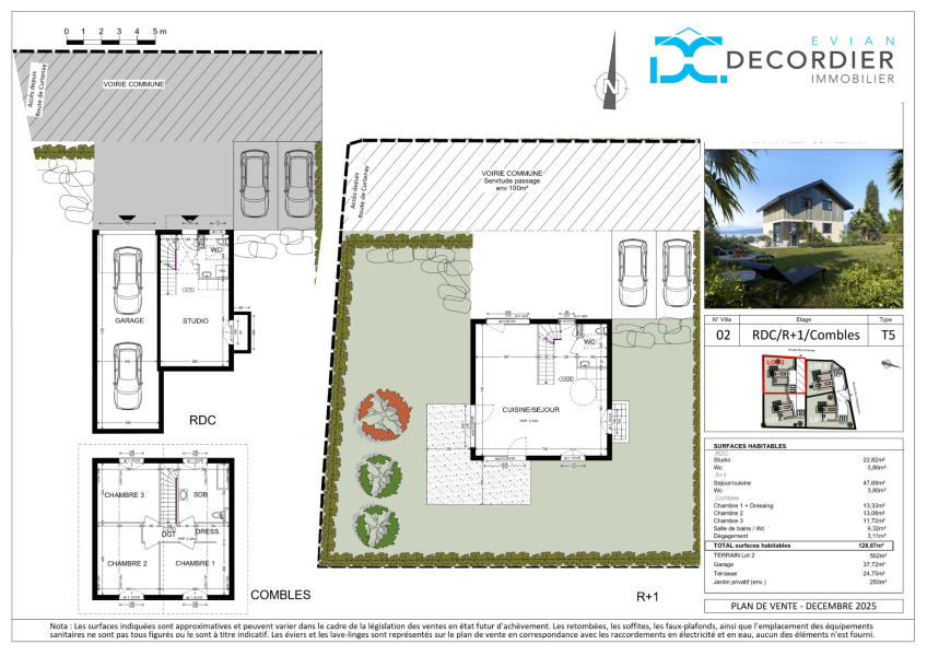 Sale House Maxilly-sur-Léman 74500 128.67&nbsp;m²