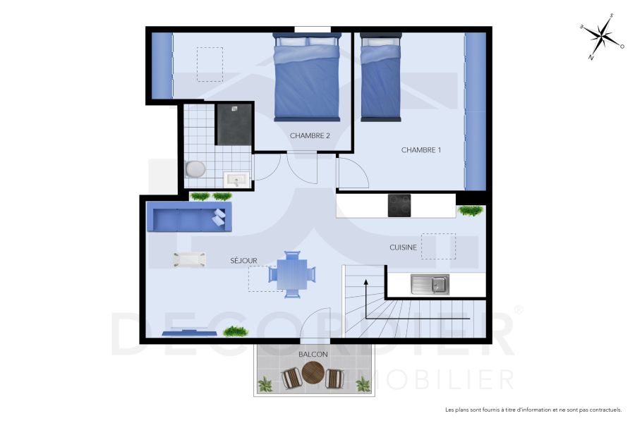 Vente Appartement Thonon-les-Bains 74200 64&nbsp;m²