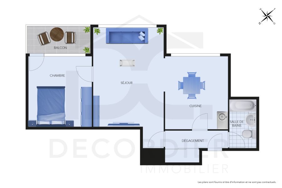 Vente Appartement Thonon-les-Bains 74200 43&nbsp;m²