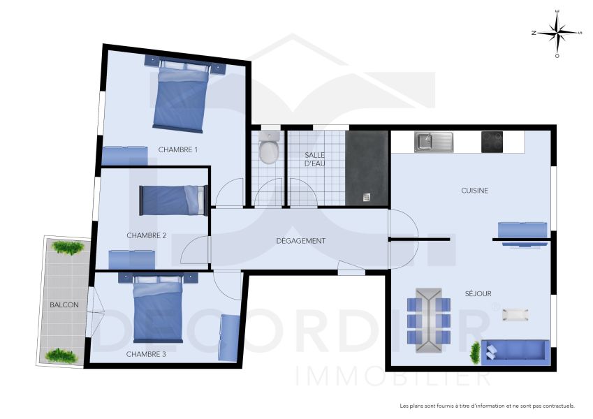 Vente Appartement Évian-les-Bains 74500 85.79&nbsp;m²