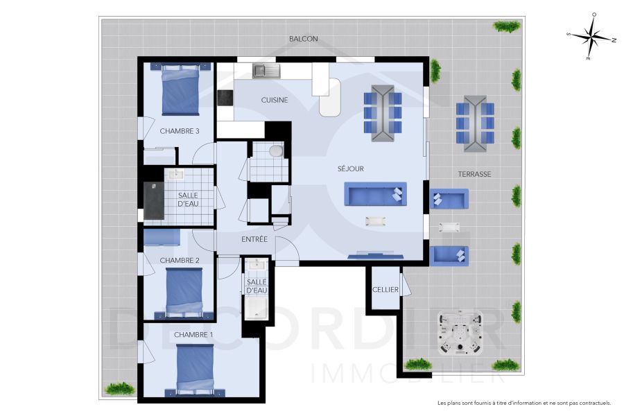 Vente Appartement Évian-les-Bains 74500 93.78&nbsp;m²