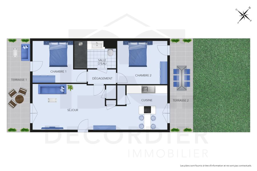 Vente Appartement Thonon-les-Bains 74200 58.55&nbsp;m²