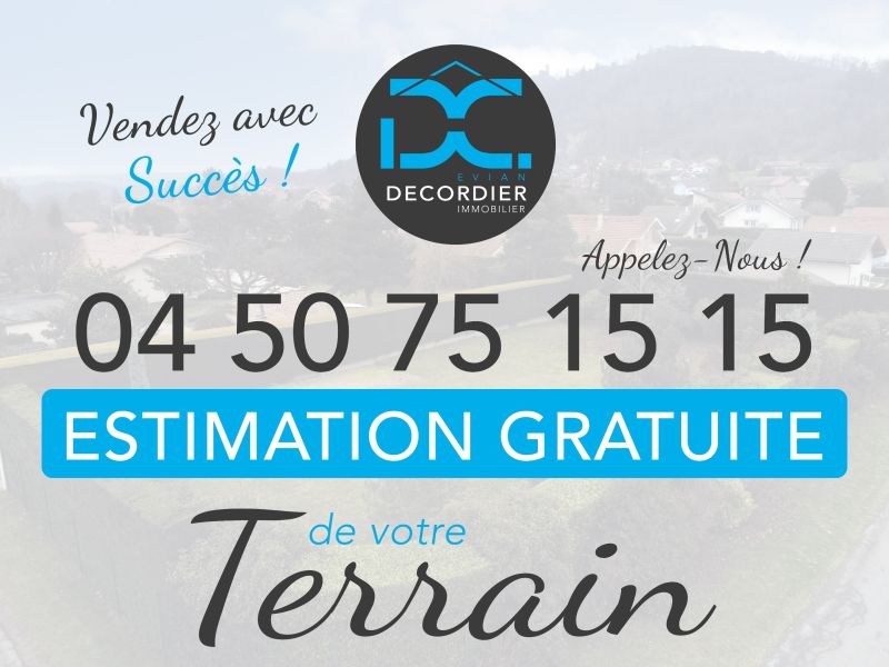 Vente Terrain Lugrin 74500 910&nbsp;m²