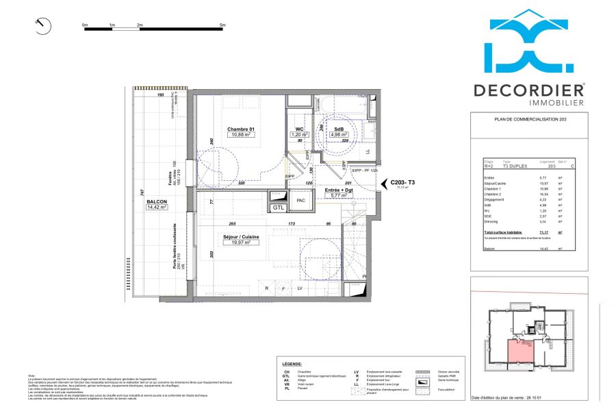 Vente Appartement Amphion-les-Bains 74500 63.63&nbsp;m²
