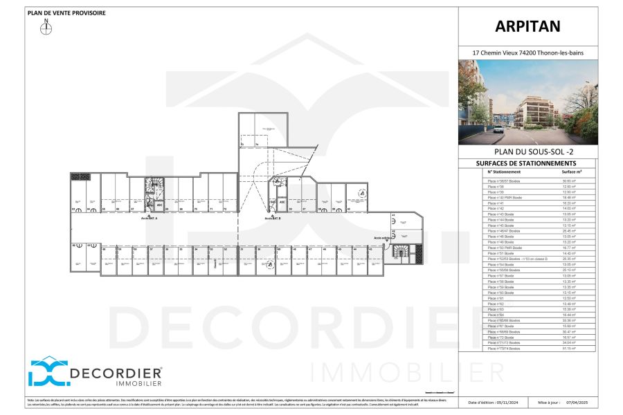 Vente Appartement Thonon-les-Bains 74200 57.3&nbsp;m²