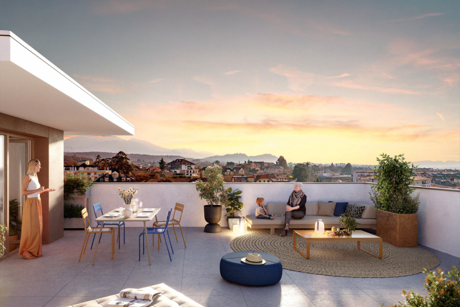 Vente Appartement Thonon-les-Bains 74200 57.3&nbsp;m²
