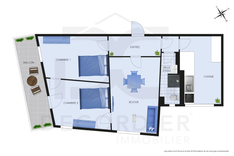 Sale Apartment Thonon-les-Bains 74200 62.02&nbsp;m²